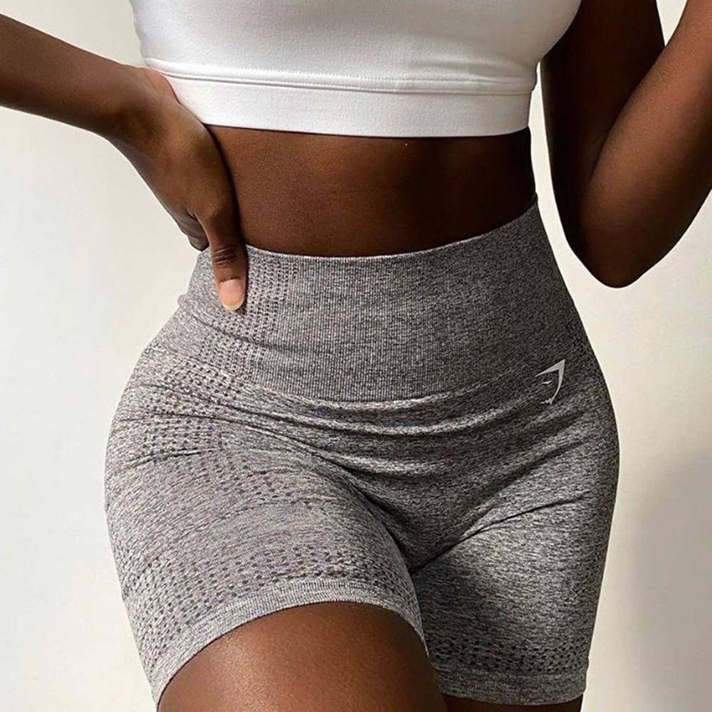 Gymshark vital seamless grey shorts size S